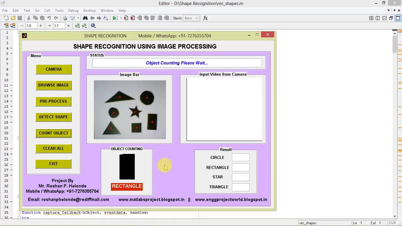 Ultimate Matlab Shape Detection & Recognition Project | IEEE-Grade Image Processing