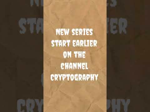 #Cryptography #series