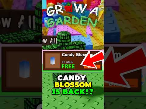😱 NEW *GET* CANDY BLOSSOM SEEDS?! (ITS BACK) | Grow a Garden Update GLITCH SECRET! #growagarden