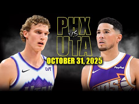 Phoenix Suns vs Utah Jazz Full Game Highlights - October 31, 2025 | NBA Season