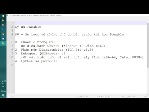 #0 - Sơ lược về những thứ cơ bản trước khi học Pwnable
