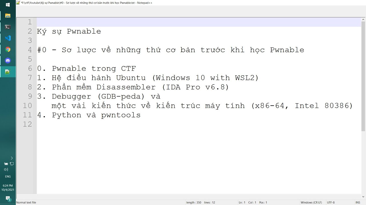 Hướng Dẫn Cơ Bản Cho Người Mới Bắt Đầu Học Pwnable Trong CTF 🔓