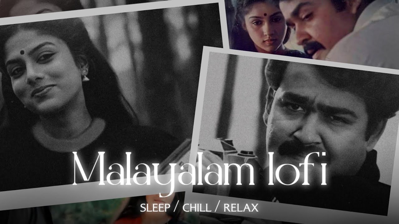 Relaxing Malayalam Cover & Lo-Fi Songs 🎶 | Old Classics, Rain Sounds & Sleep Melodies