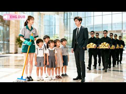 【Full】Cold CEO fell in love with a cleaner single mother, turns out she had given birth five babies.