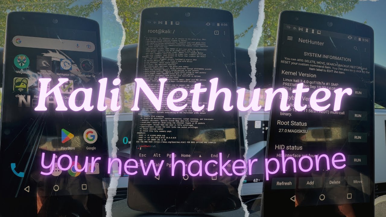 Kali Nethunter on Nexus 5: Full Walkthrough π