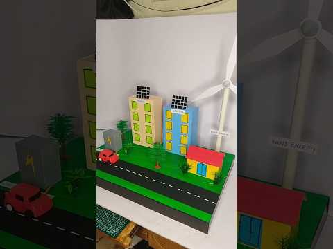 Smart city model | easy School project #schoolproject #science #project #smartcity