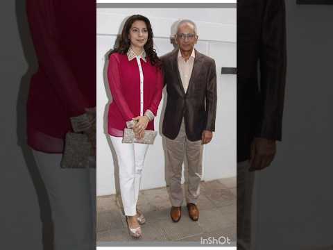 Juhi Chawla with her husband #juhichawla
