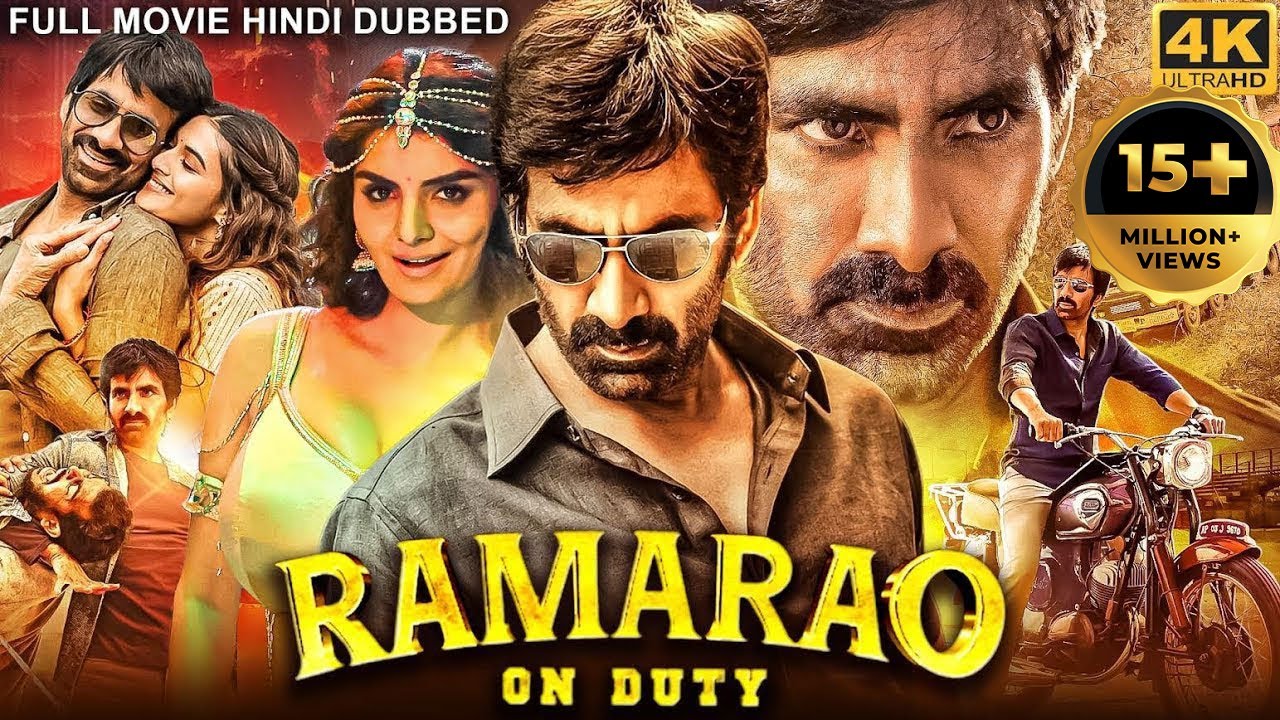 Ravi Teja's RAMARAO ON DUTY (2025) Hindi Dubbed 🎬