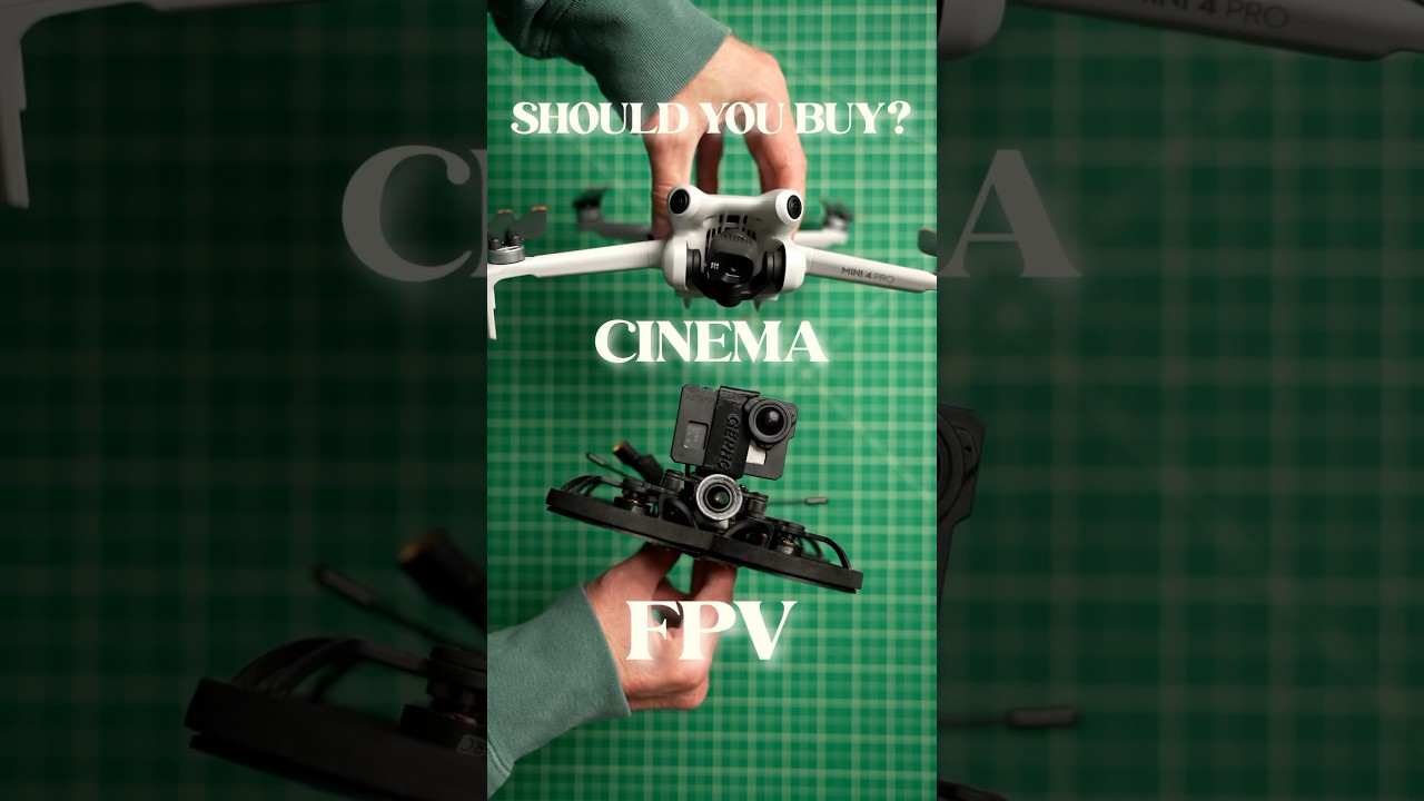 FPV vs. Cinema Drone: Which One to Choose?