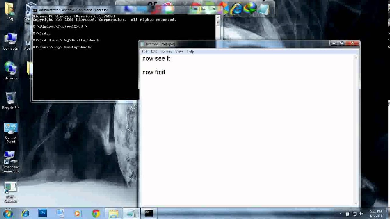 Hide Text in Image Without Software 🖼️