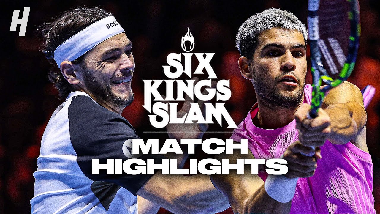 Carlos Alcaraz vs Taylor Fritz | Epic 2025 Six Kings Slam Highlights on Netflix 🎾