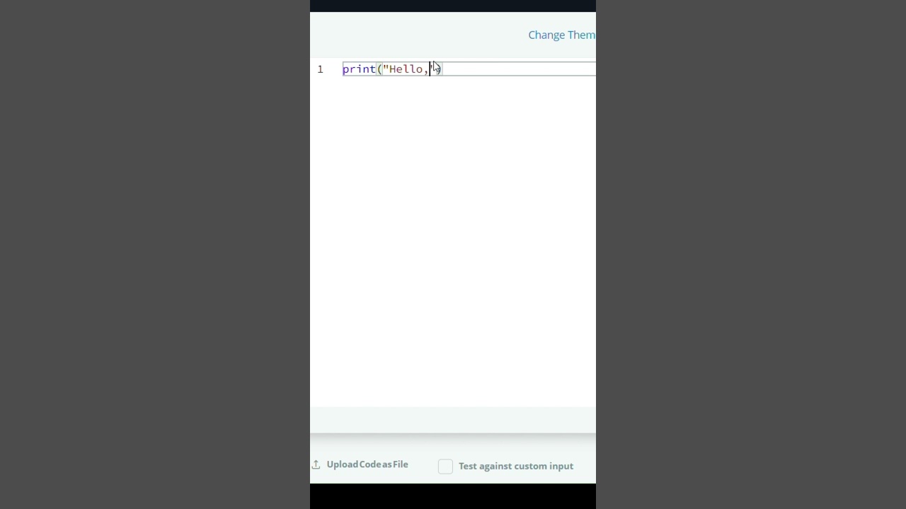 Day 1: Kickstart Your Python Journey: Hello, World! on HackerRank 🚀