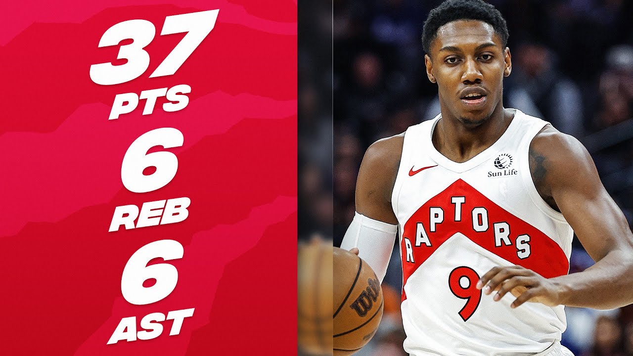 RJ Barrett Scores Career-High 37 Points in Exciting Game! 🔥 | January 7, 2024