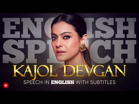 ENGLISH SPEECH | KAJOL DEVGAN: Adopting Clean Habits (English Subtitles)