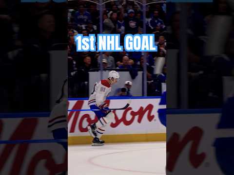 Oliver Kapanen's first NHL goal ЁЯСП #Habs #Shorts