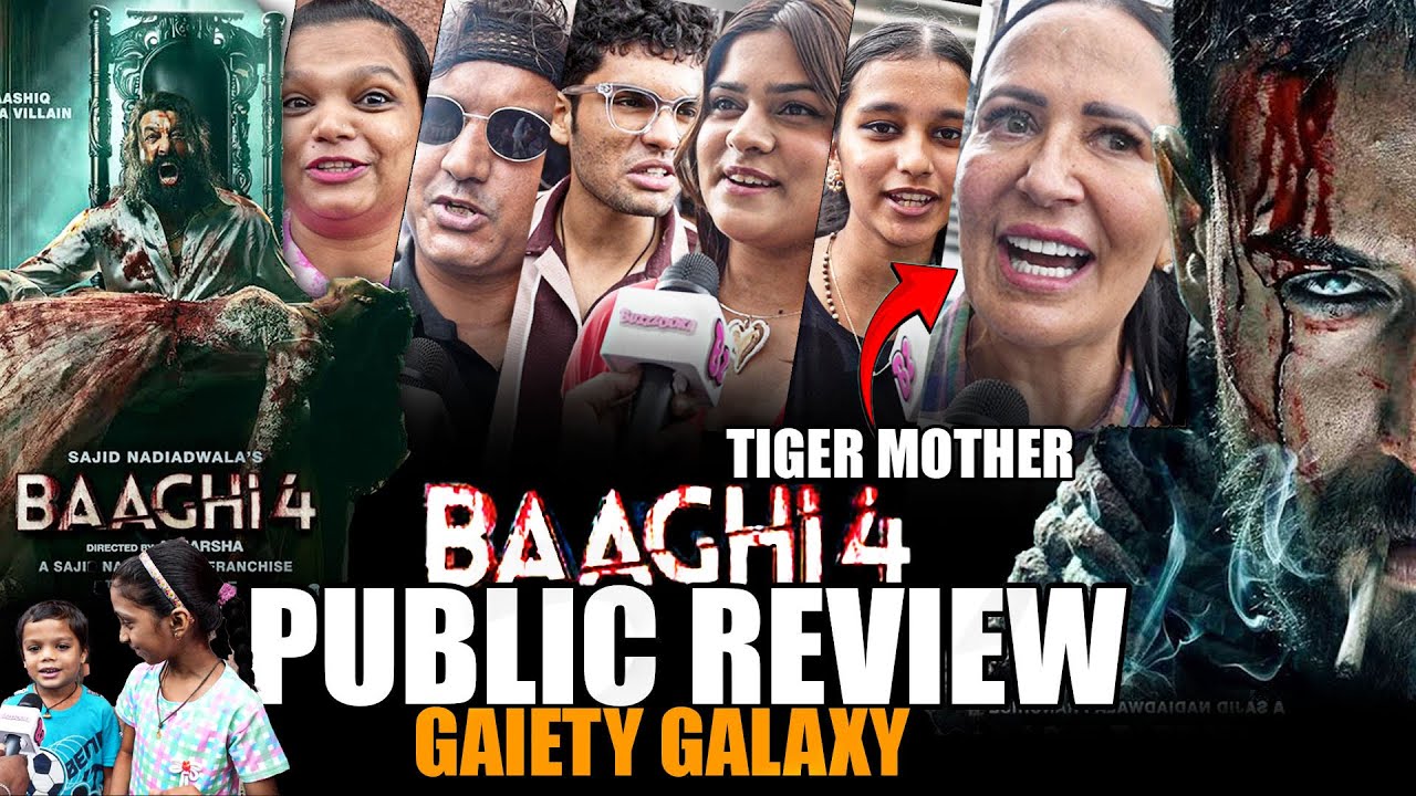 Baaghi 4 Movie Public Review | Tiger Shroff Mother Review | First Day Show | Tiger,Sanjay,Dutt,Sonam