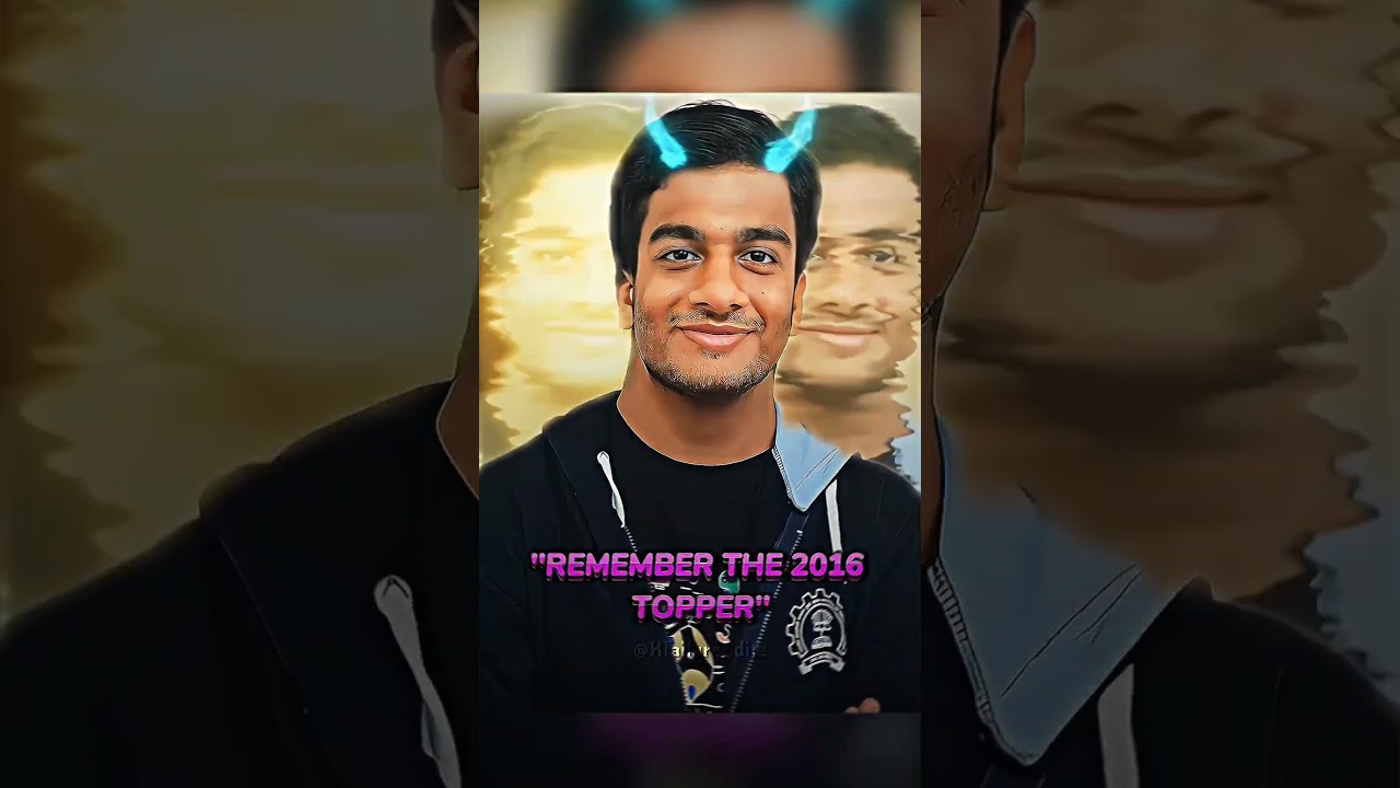 Remember 2016 Topper 🔥 | JEE & IIT Success Stories