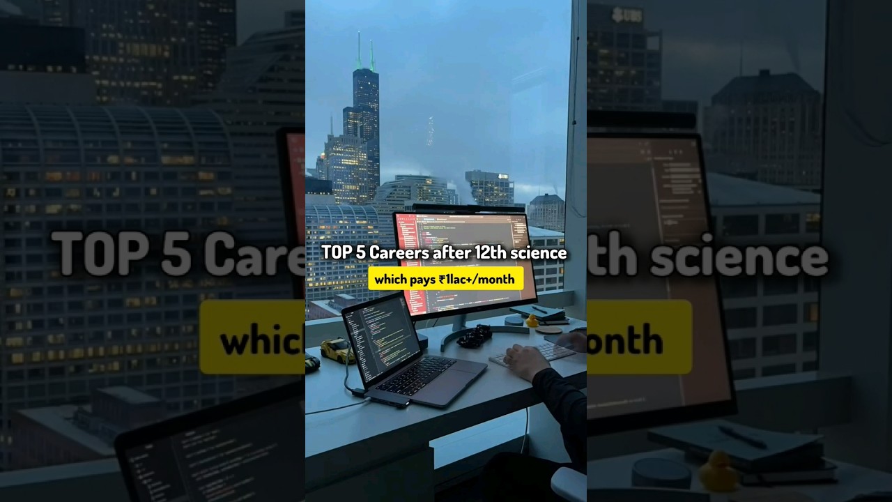 TOP 5 Top 5 Science Careers After 12th | Earn βΉ1L/month πΈ