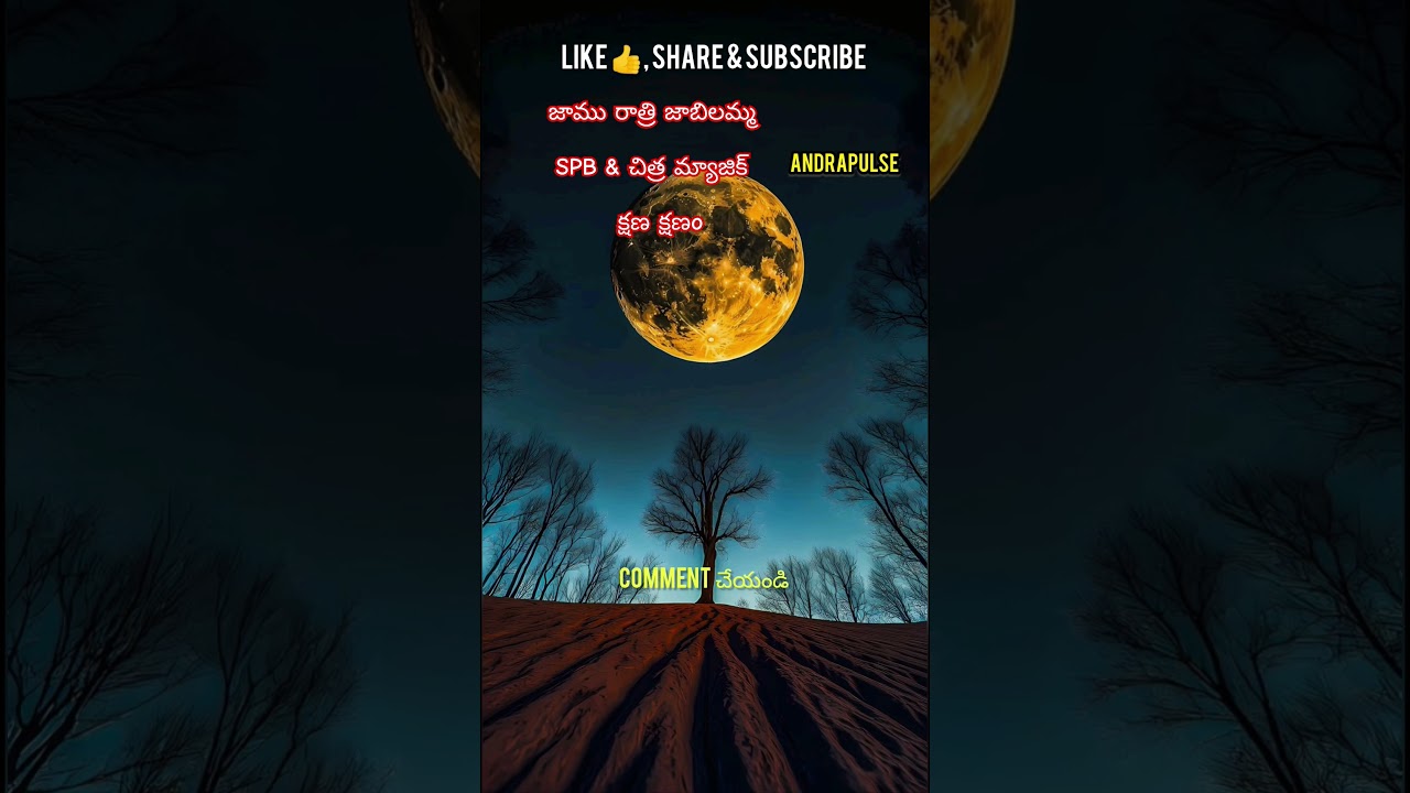 Enchanting Performance of 'Jamu Rathiri Jabilamma' by SPB & Chitra 🎶