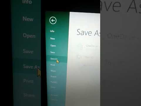 How to Save a Spreadsheet in Excel