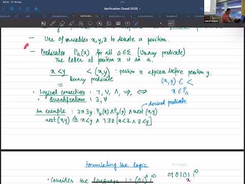 Automata, Verification and Infinite Game Lecture - 8