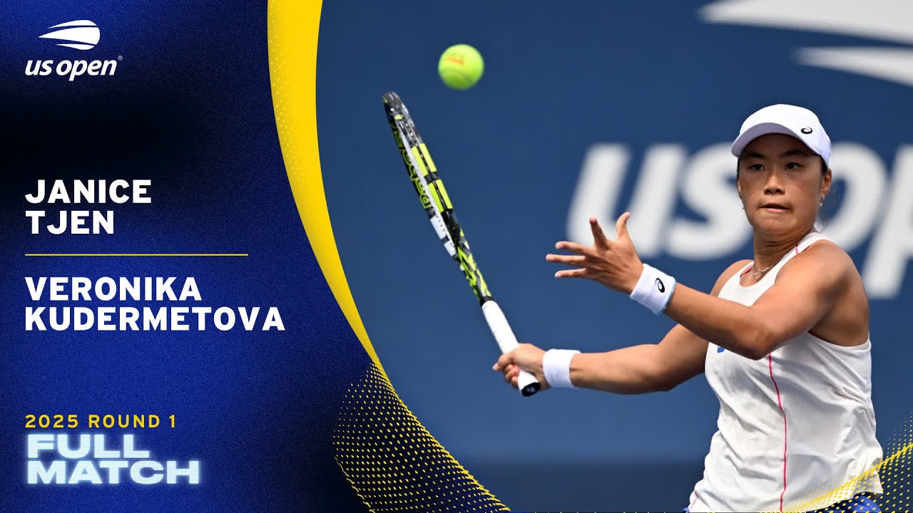 Janice Tjen vs. Veronika Kudermetova | 2025 US Open Round 1 Full Match 🎾