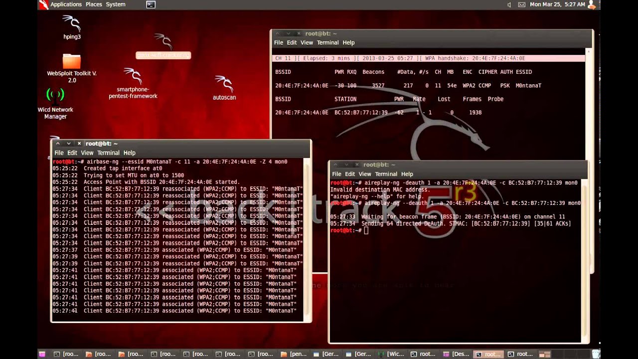 wpa2 WPA2 Handshake Capture & Fake AP Testing π‘οΈ