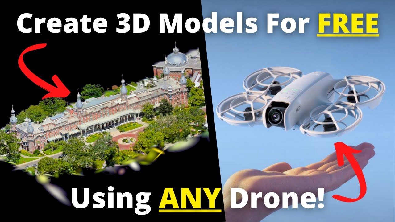 Create 3D Models for Free Using Any Drone 🚁