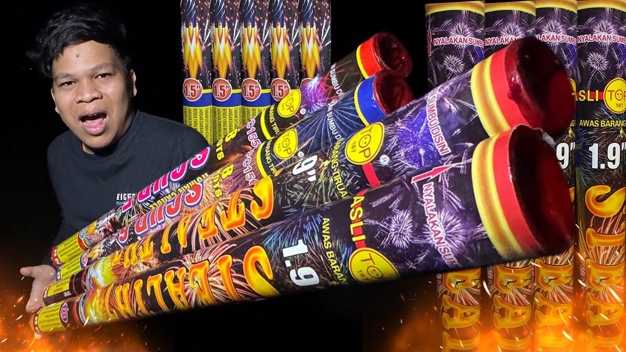 NYUMET MERCON ROMAN CANDLE 1.9 DOBEL MALAM TAHUN BARU 2026!!! PESTA KEMBANG API