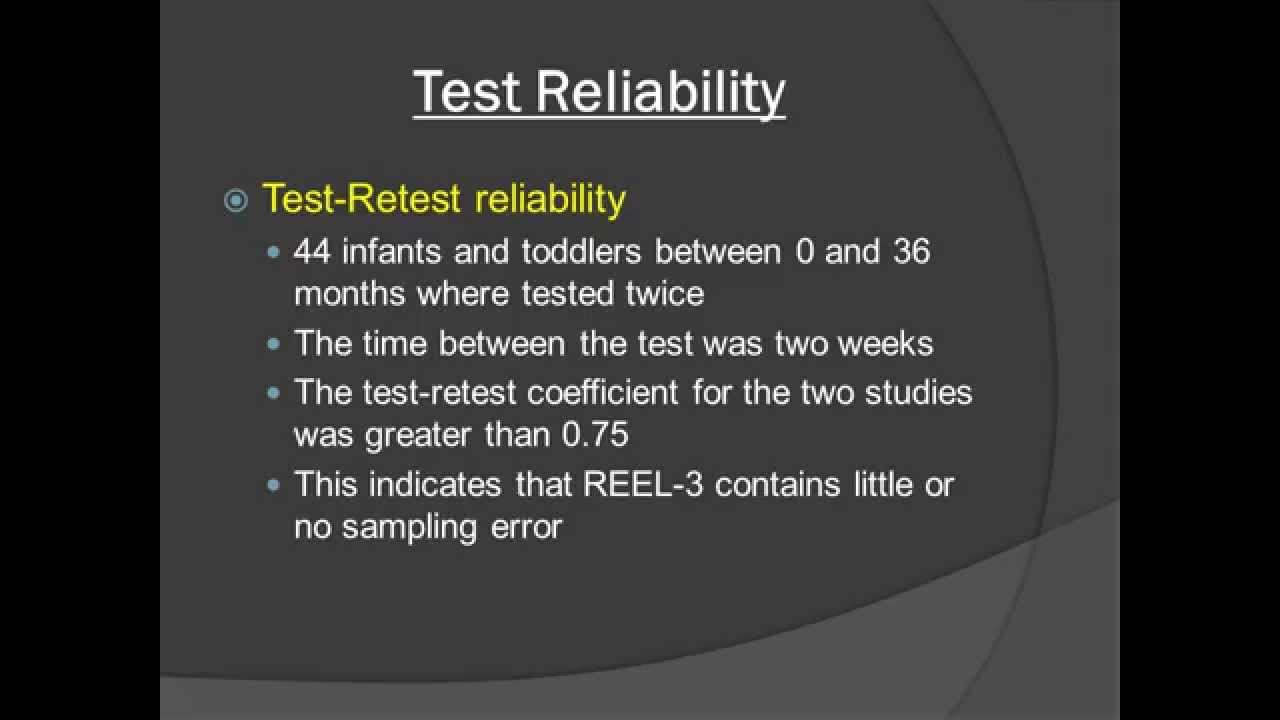 Receptive & Expressive Language Test - Review