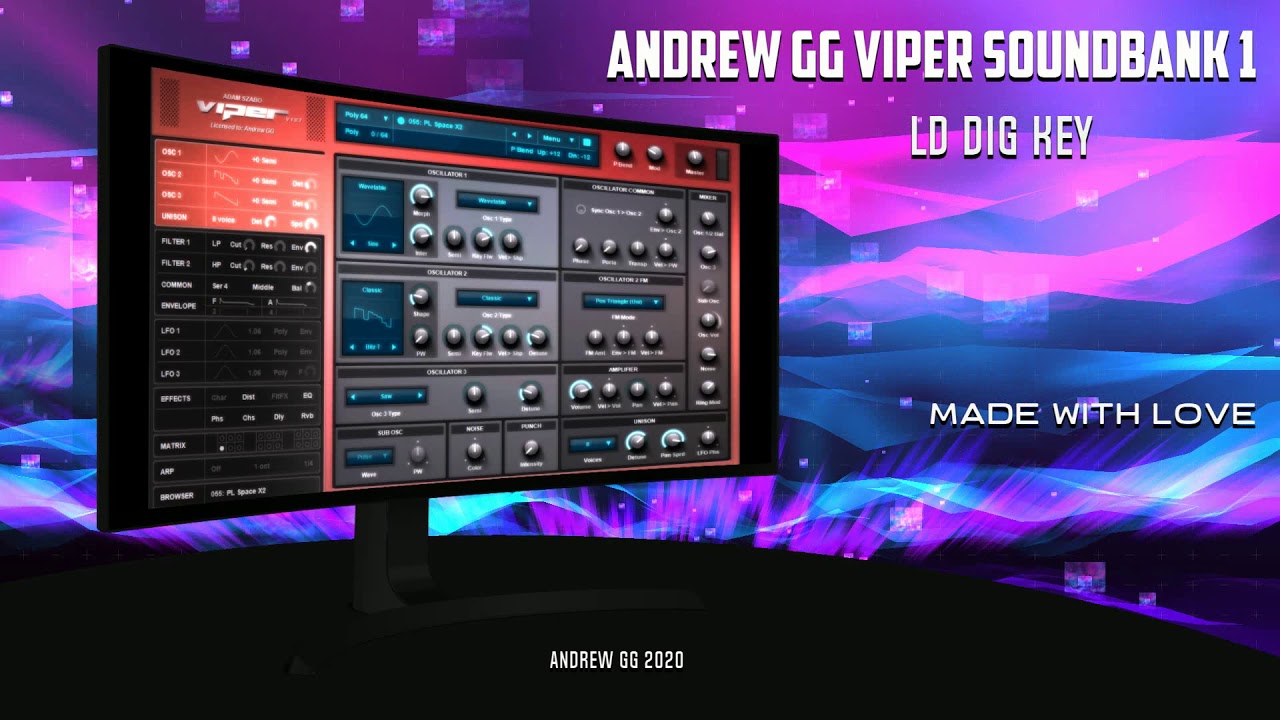 Andrew GG Viper SoundBank 1 Demo 🎶