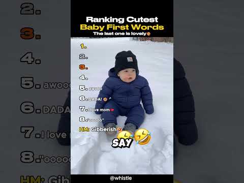 Ranking Cutest Baby First Words