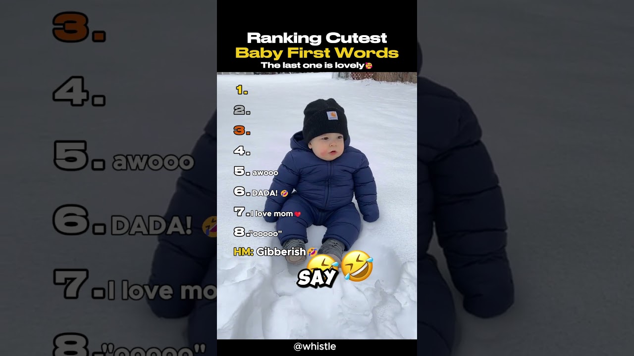 Top 10 Cutest Baby First Words You Must See! 🍼