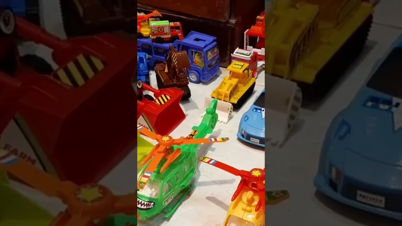 Seru! Koleksi Mainan Truk Anak Anak π #Shorts
