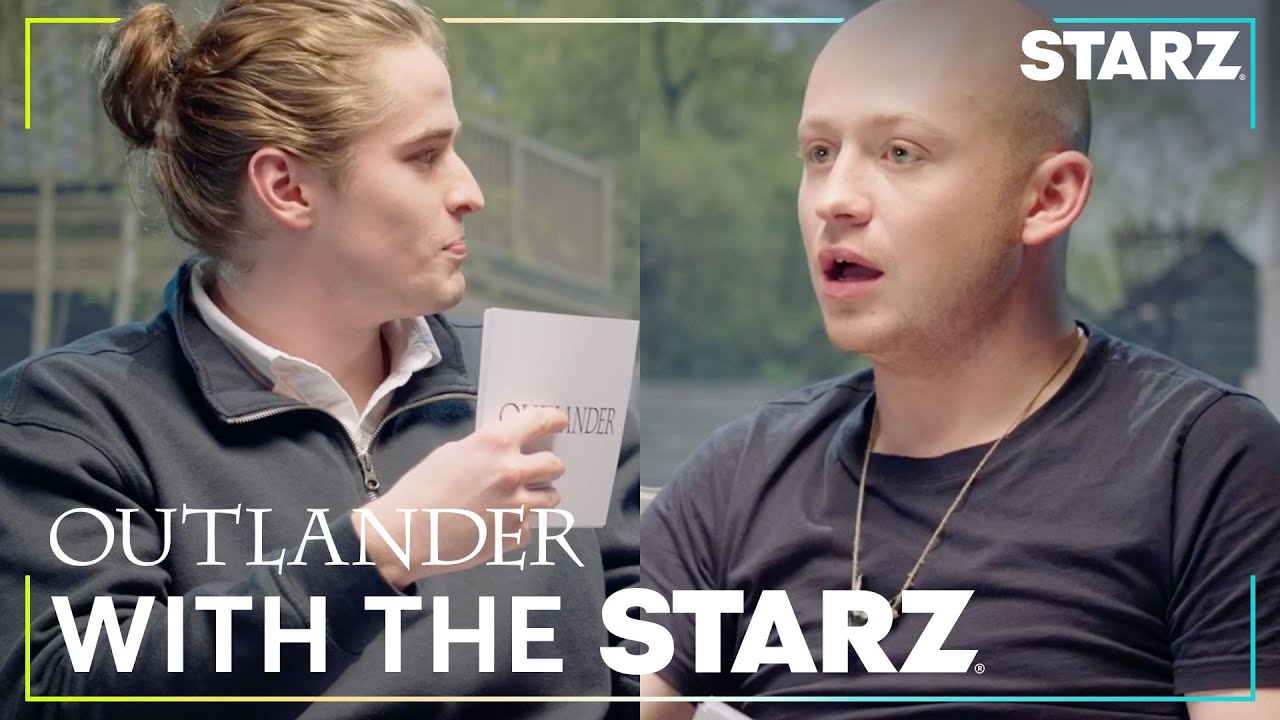 Outlander | John Bell and Charles Vandervaart Play Catchphrase | Season 7