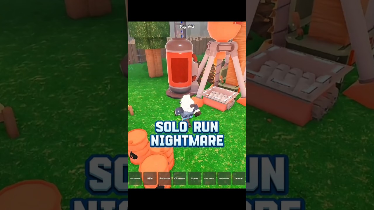 Solo Run Against 99 Nights' Forest Enemy 🌲