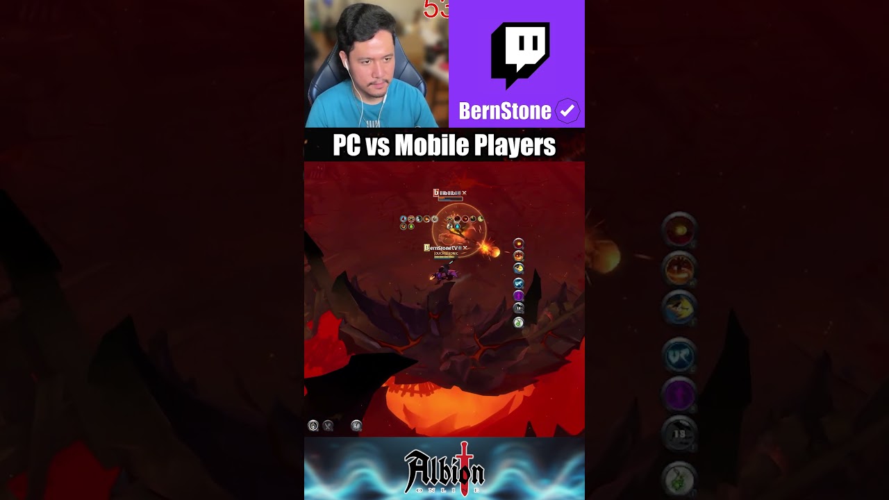 PC vs Mobile Players Albion Online