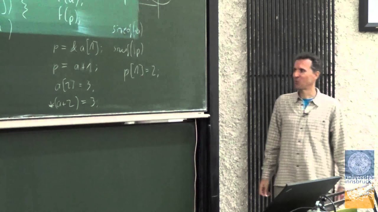 Programmierung 7: Vertiefung der imperativen Programmierung mit Justus Piater