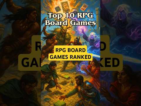 Top 10 RPG Board Games Ranked #ttrpg #top10 #rpggames