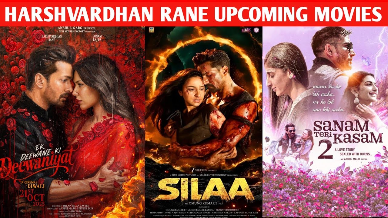 Top 05 Top 5 Upcoming Harshvardhan Rane Movies (2025-2026) | Release Dates & Cast Updates 🎬