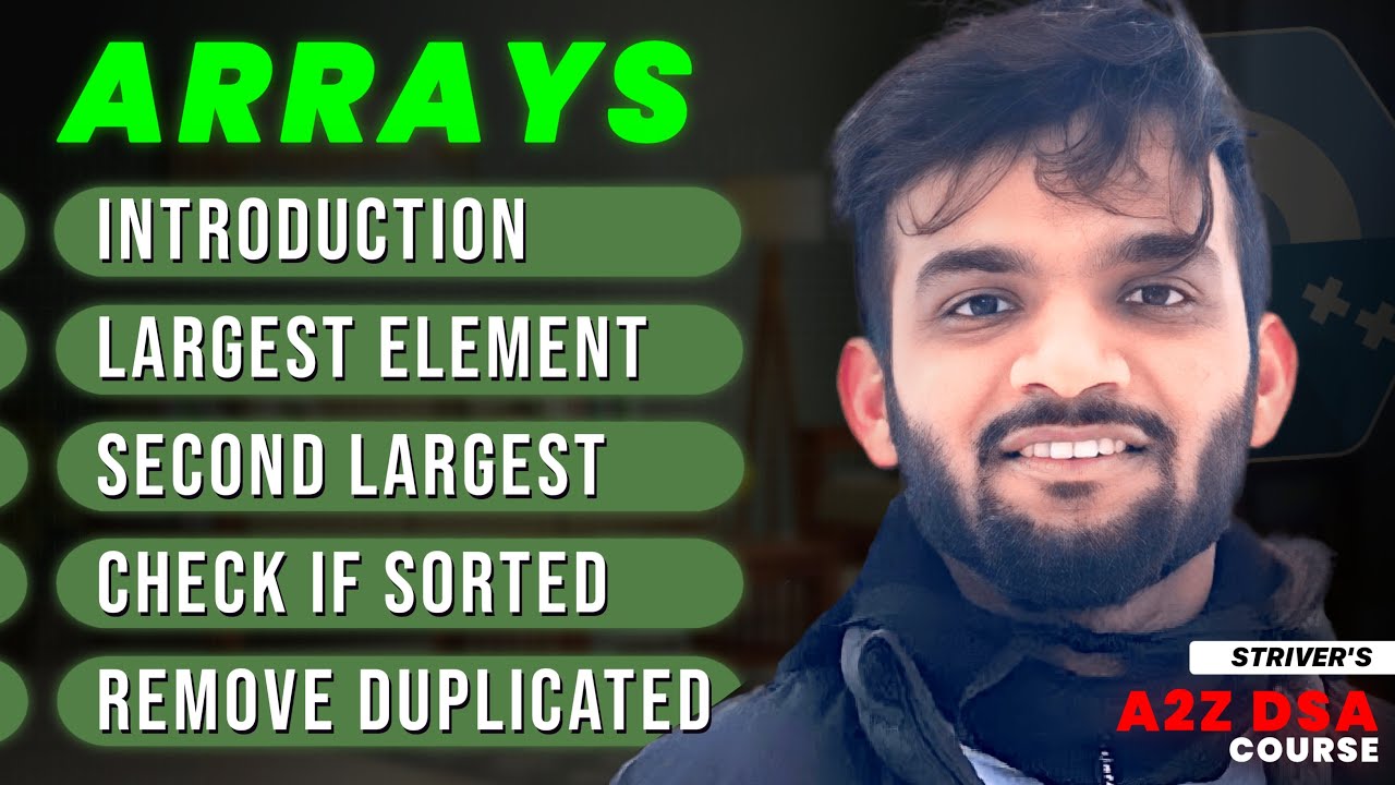 Mastering Array Problems: Find Second Largest & Remove Duplicates | Arrays Tutorial 🎯