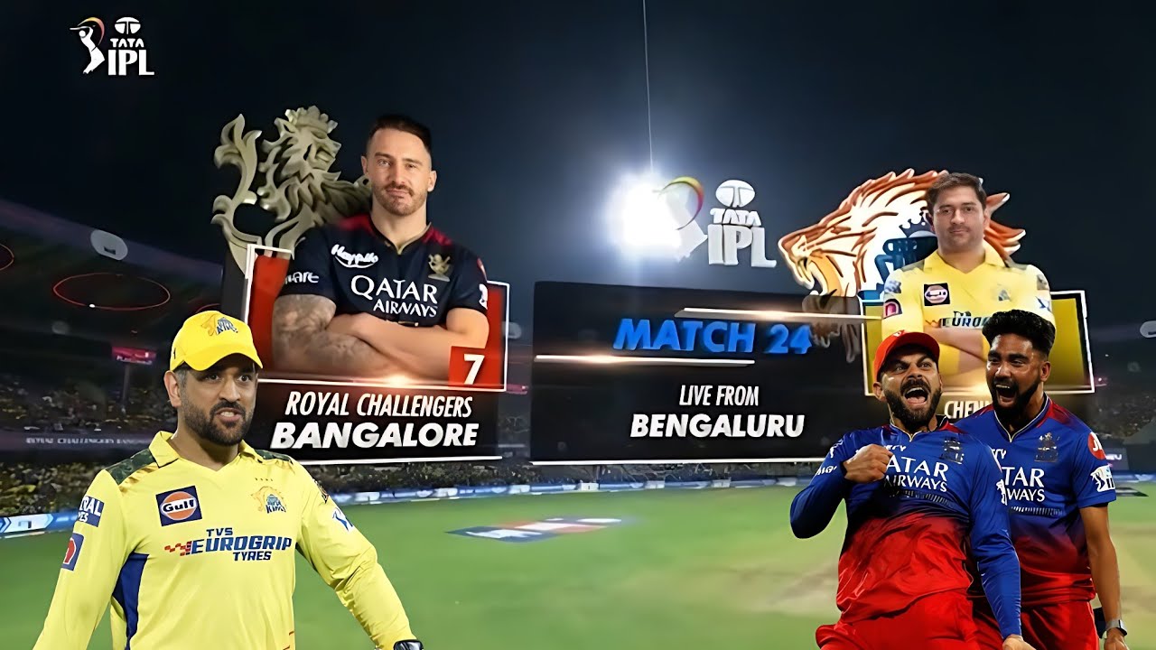 RCB vs CSK IPL Highlights | Kohli & Dhoni Clash🔥