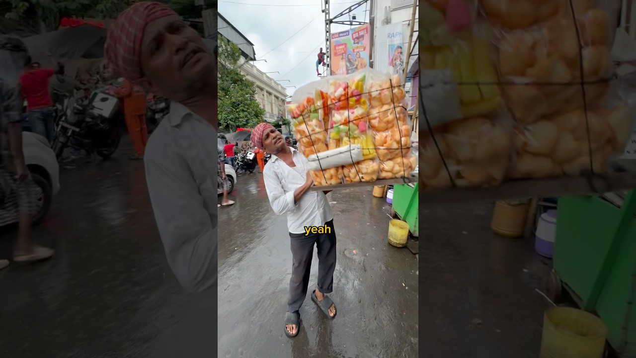 Enjoy $0.25 Chips in India 🇮🇳 – A Delicious Street Food Experience!