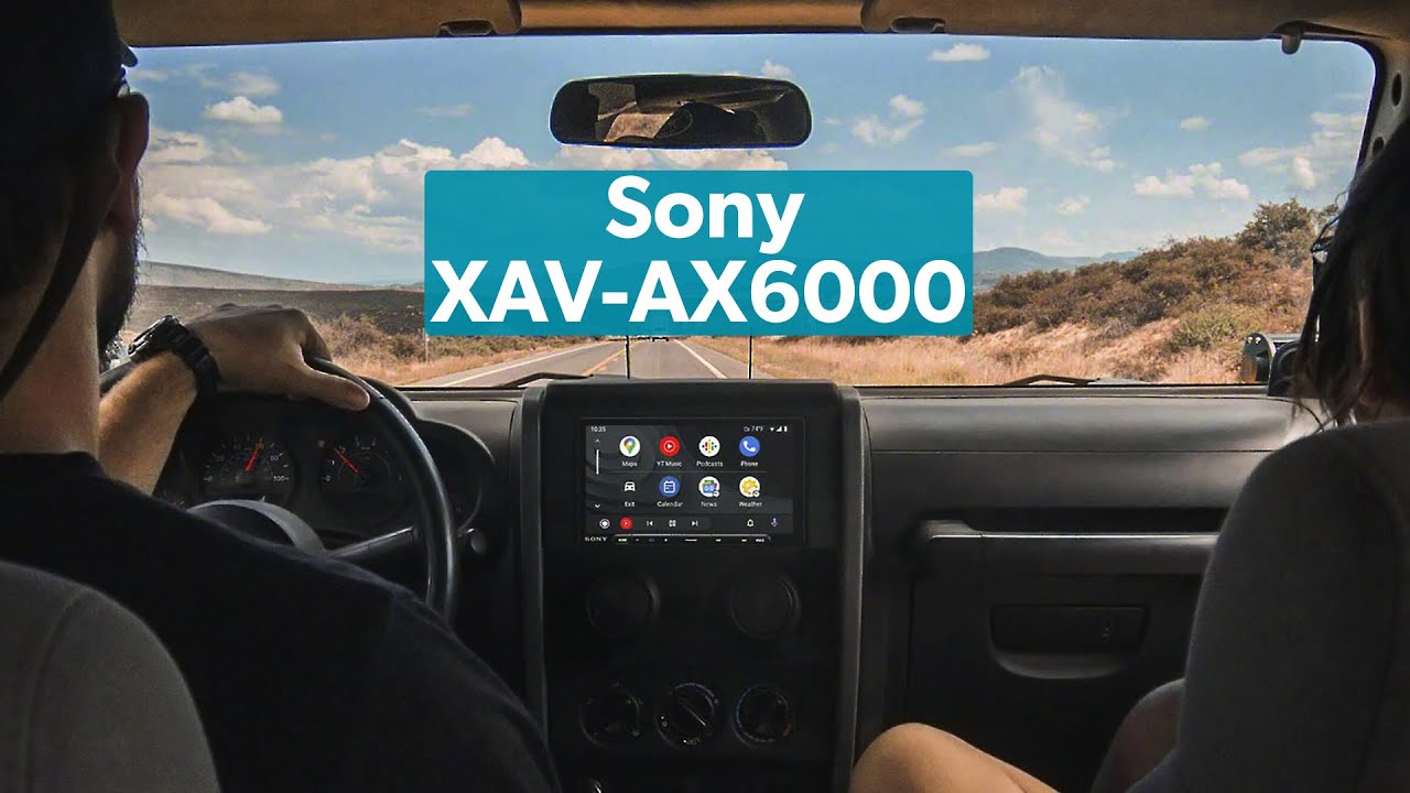 Sony XAV-AX6000 In-Dash Receiver with Touchscreen