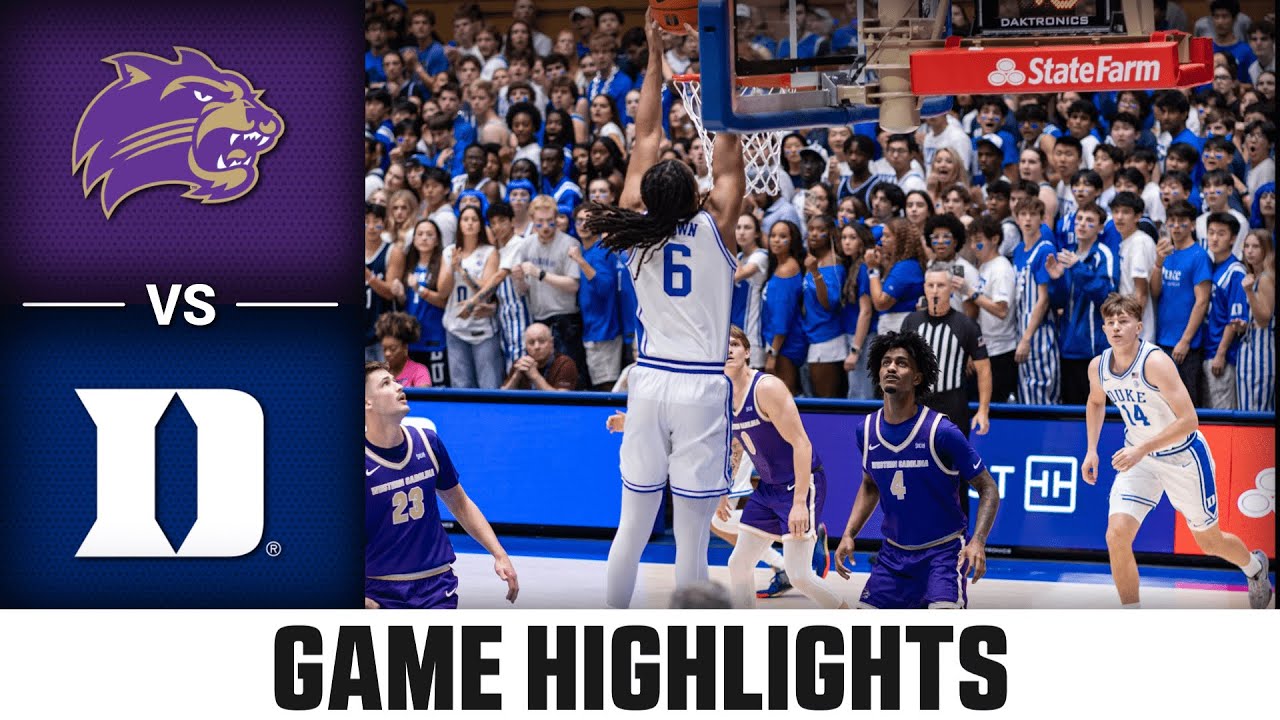 Duke Dominates Western Carolina 95-54 🏀
