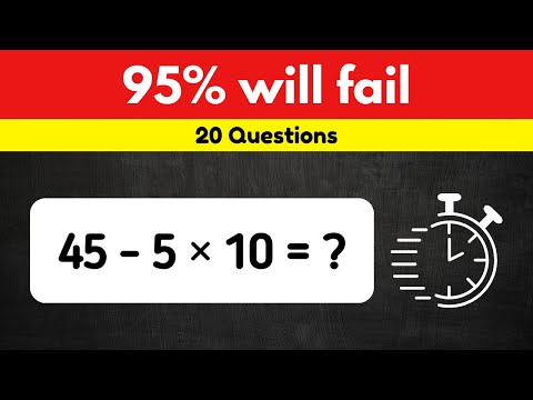 Math Quiz That Will Stump Even The Smartest Minds