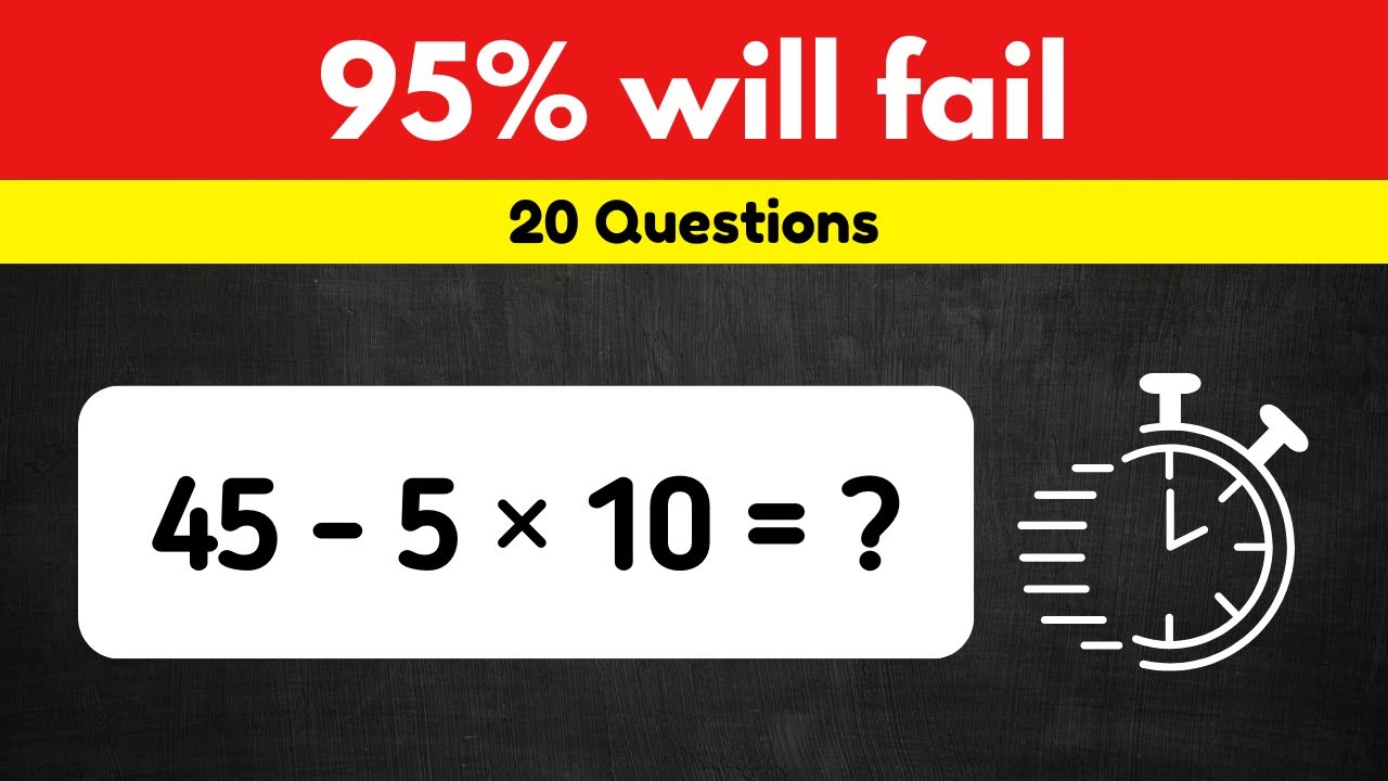 Can You Solve These Brain-Teasing Math Puzzles? 🧠
