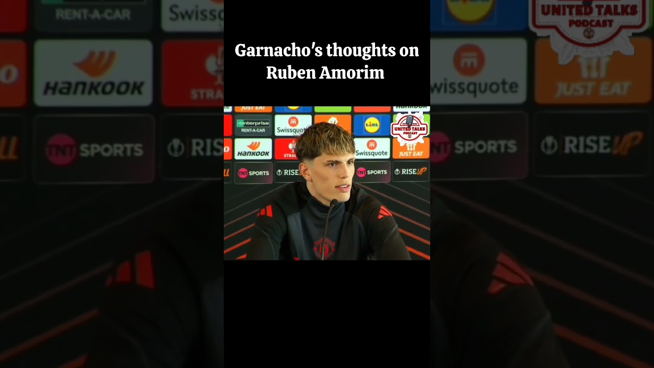 Garnacho Shares Insights on Ruben Amorim Ahead of Europa League Clash ⚽
