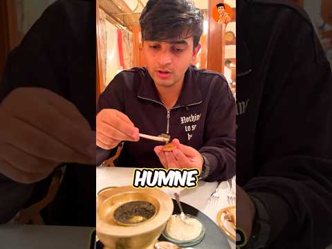 Aaj khaayi Rs33,000 ke macchli ke ande maane #caviar