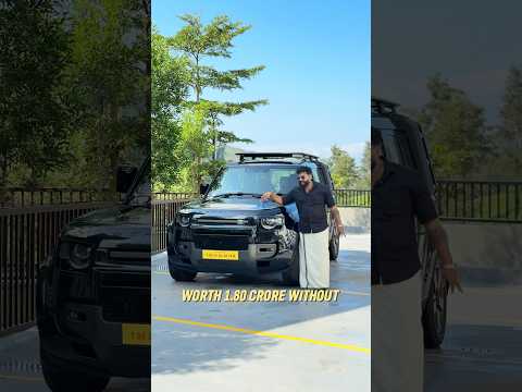 DEFENDER WORTH 1.80 CRORE 💀☠️ #defender #landrover #happy #fun